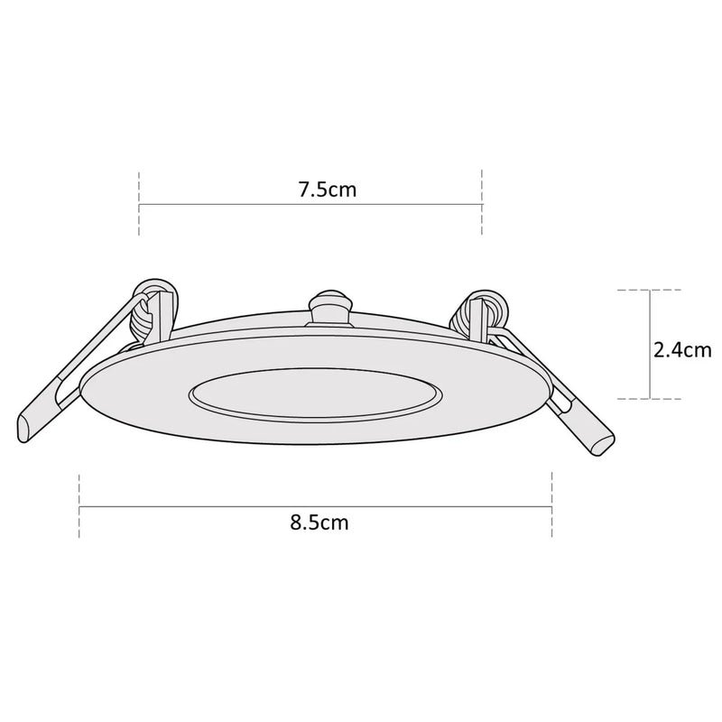 ESTEVEZ FLAT-CCT 3-PG 4W LED CCT