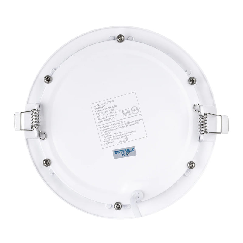 ESTEVEZ FLAT CCT 6 PG 12W LED CCT DOWNLIGHT BLANCO