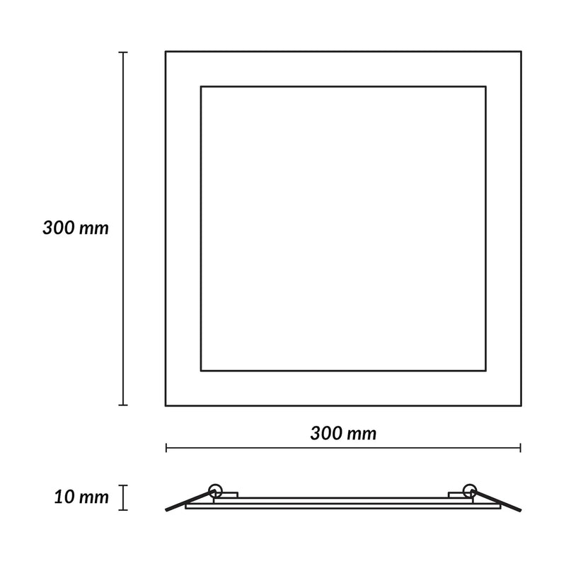 ESTEVEZ FLAT SQUARE ECO 24W LED LUZ FRIA DOWNLIGHT BLANCO