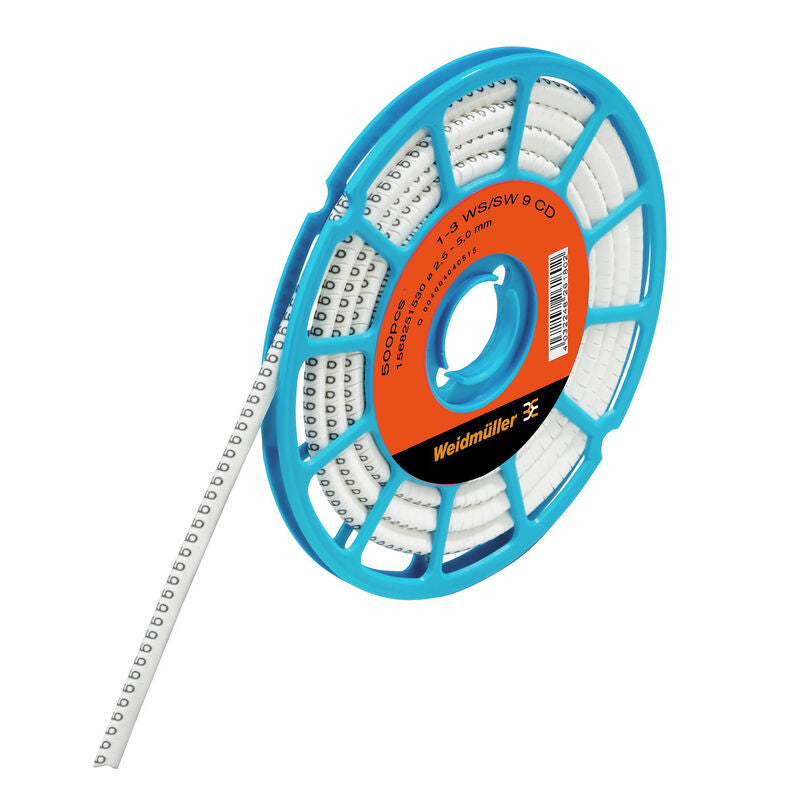 WEIDMULLER MARCACABLE RL 500PZ 10-18 AWG CLI C 1-3 WS/SW 9 CD