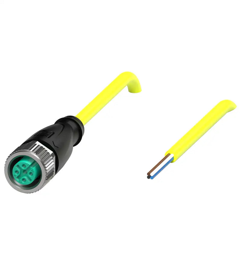 PEPPERL CABLE M12 5P HEMBRA 5MTS 4HILOS PVC CODIF-A V1-G-YE5M-PVC