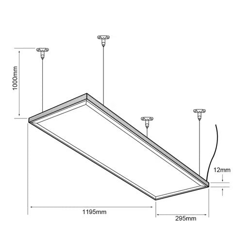TECNOLITE INTERIOR EMP LED 45W 6500K SATIN 100-240V