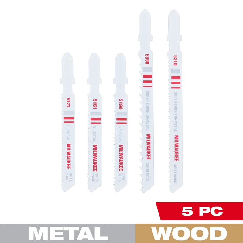 MILWAUKEE JUEGO DE SEGUETAS BI METAL MIXTO ZANCO T