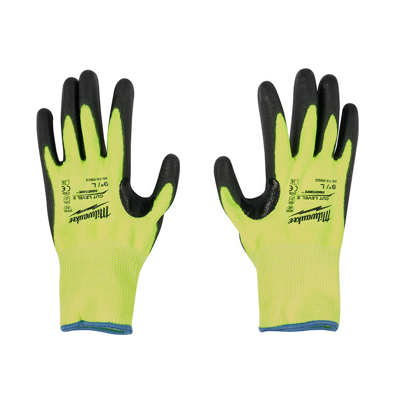 MILWAUKEE GUANTES ANTICORTE NIVEL 2 C/REFLEJANTE G