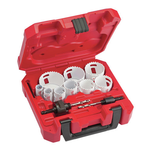 MILWAUKEE JUEGO DE BROCAS SIERRAS ICE HARDENED