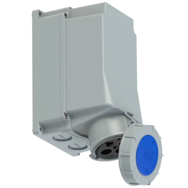 MARNO TOMA SOBREPONER 3P+T 125A 220V 9H AZUL IP66-IP67