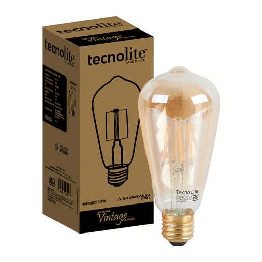 TECNOLITE FOCO S21 4.5W 2700K 127V DIM