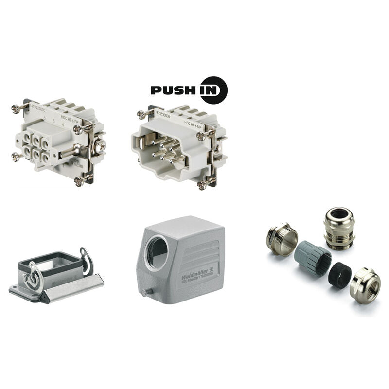 WEIDMULLER TOMACORRIENTE COMPLETO HDC KIT HE-P 06.10