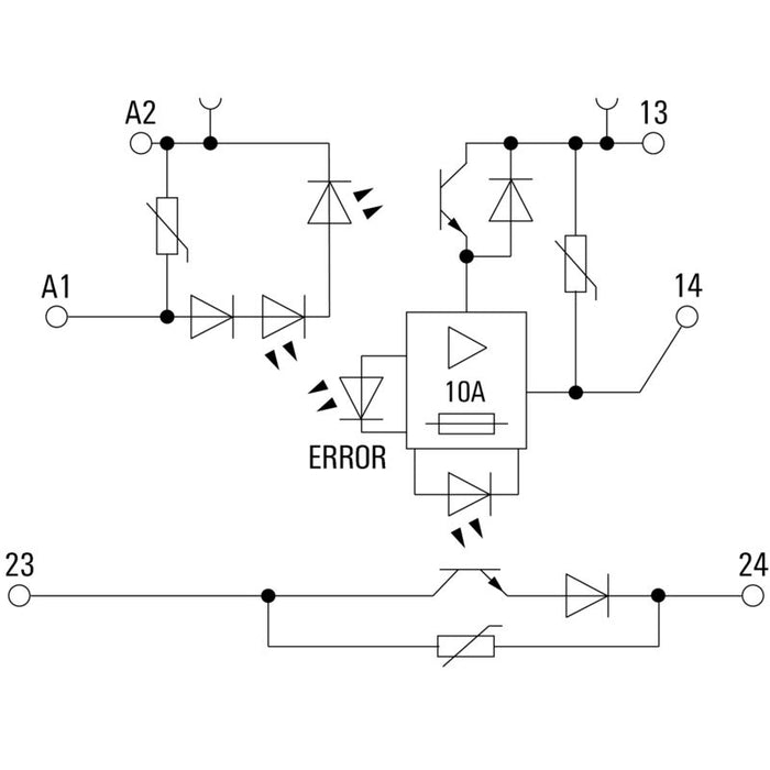 WEIDMULLER OPTOACOPLADOR (SENSOR) MOS 24VDC/5-33VDC 10A