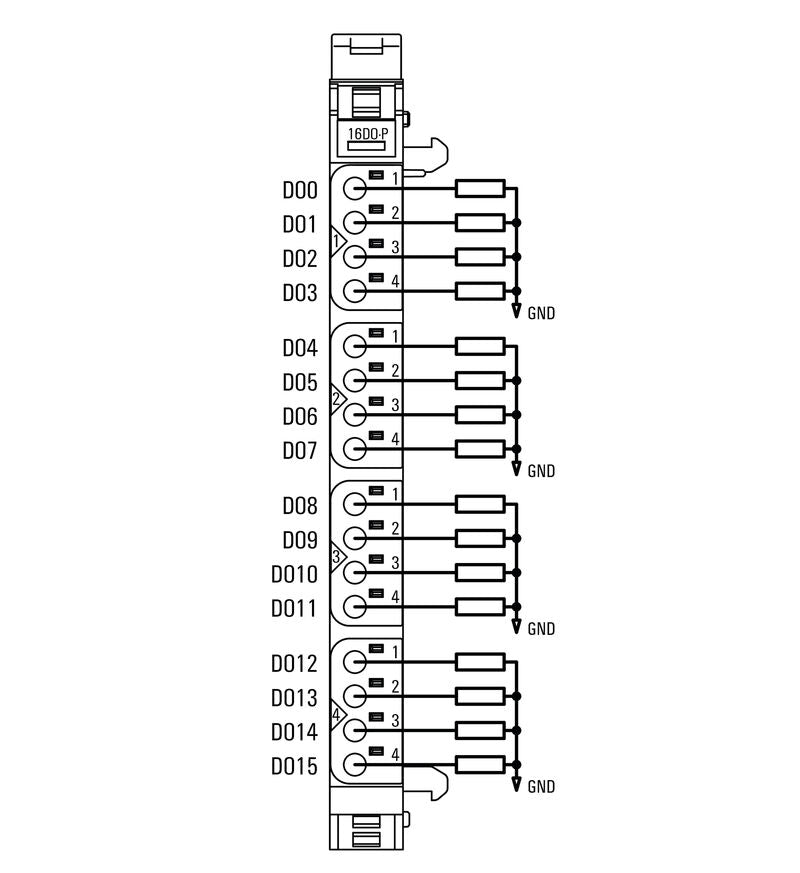 WEIDMULLER MODULO SALIDAS DIGITALES UR20-16DO-P