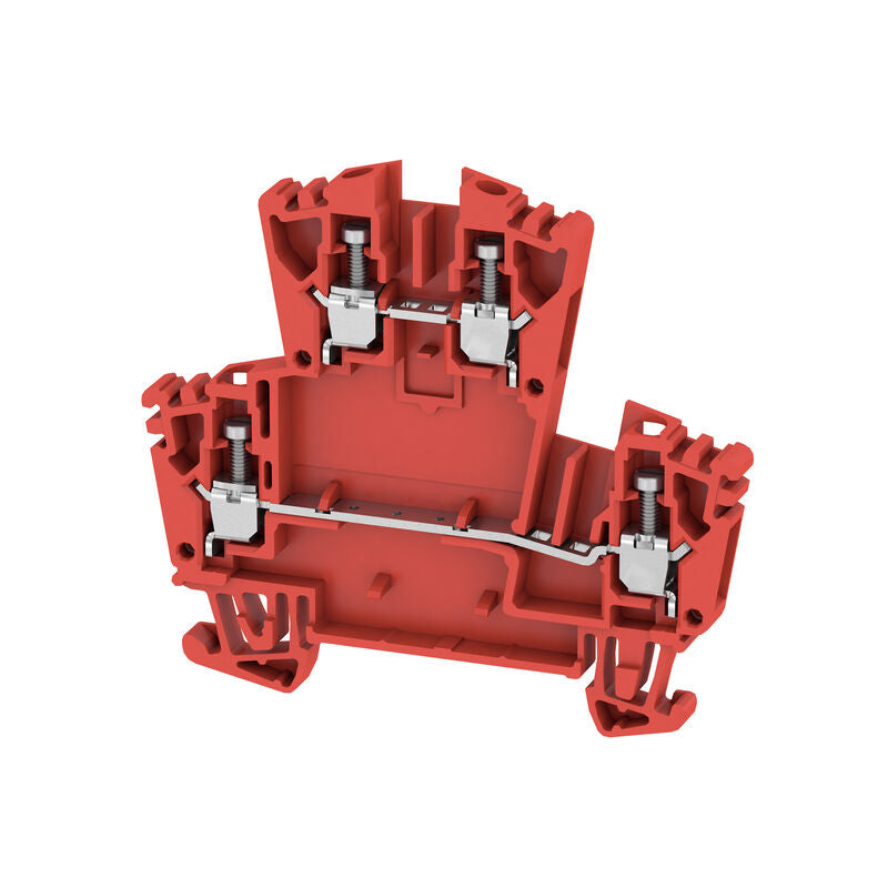 WEIDMULLER CLEMA DOBLE PISO ROJA WDK 2.5 ZQV RT