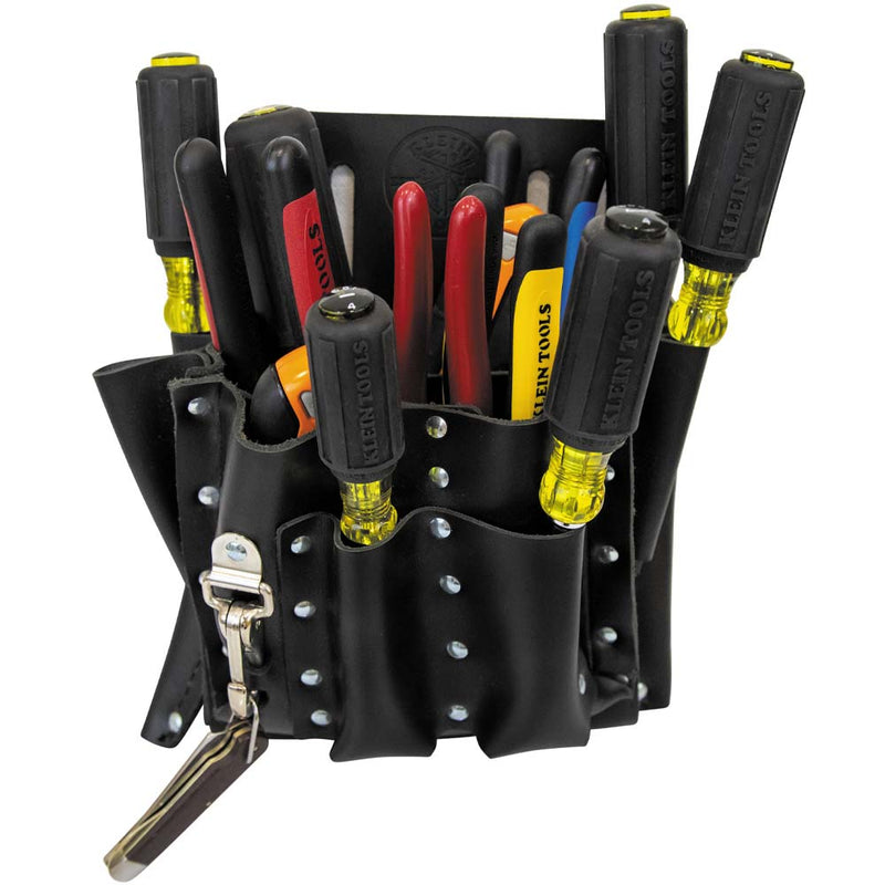 KLEIN PORTAHERRAMIENTAS DE CUERO 10 BOLSILLOS