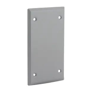 HUBBELL TAPA CIEGA ALUM APA 1G MONTAJE CAJA