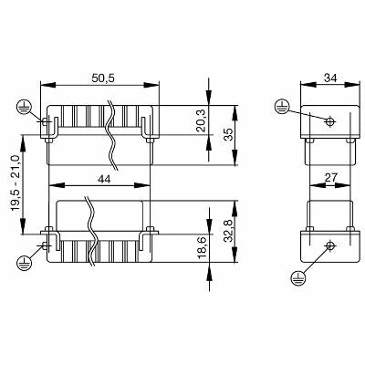 WEIDMULLER CONECTOR MACHO HDC HDD 24 MC