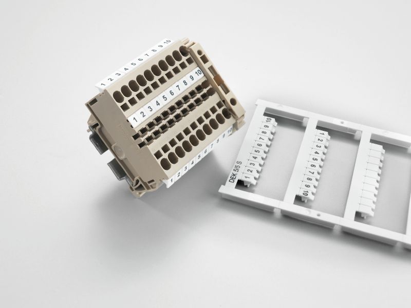 WEIDMULLER PLANILLA ETIQUETAS DEK 5 1-10 HORIZONTAL (50 etiq)