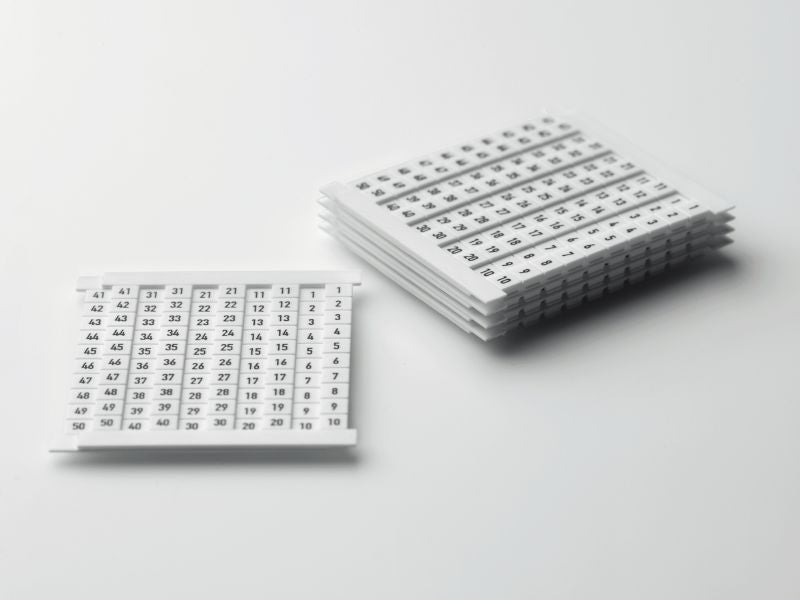 WEIDMULLER Etiqueta p/Clema 50 pza deK 5 FW 11-20 SKU: 523060011