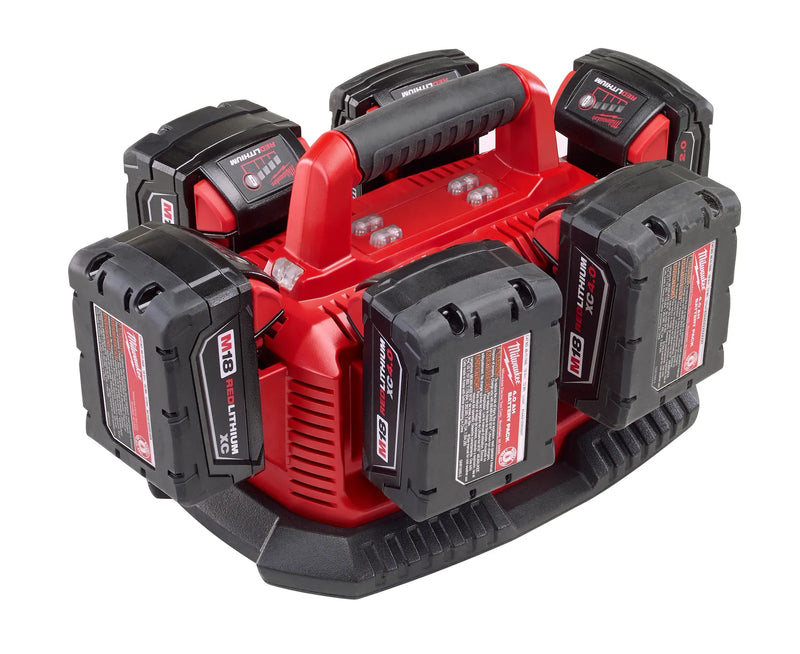 MILWAUKEE CARGADOR SECUENCIAL P/ 6 BATERIAS M18