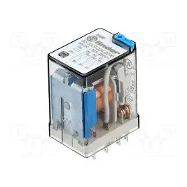 FINDER RELEVADOR ENCAPSULADO 10AMP 24VDC 3P2T 11PIN