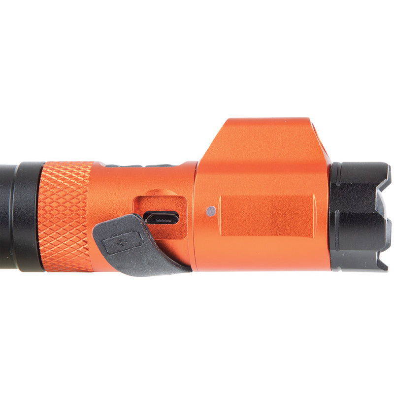 KLEIN LINTERNA CON ENFOQUE RECARGABLE Y LASER