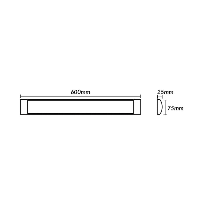 ESTEVEZ SIGHT ECO 18W LED LUZ FRIA  LINEAL BLANCO