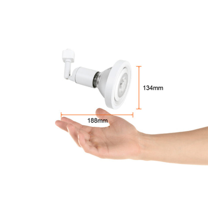 TECNOLITE SPOT RIEL ARO PARA PAR38 ALUMINIO