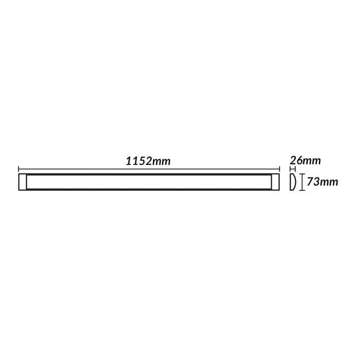 ESTEVEZ SIGHT ECO 36W LED LUZ FRIA  LINEAL BLANCO