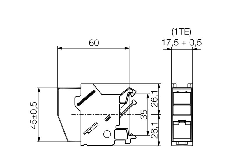 WEIDMULLER BORNE DE CONEXION RJ45/IDC