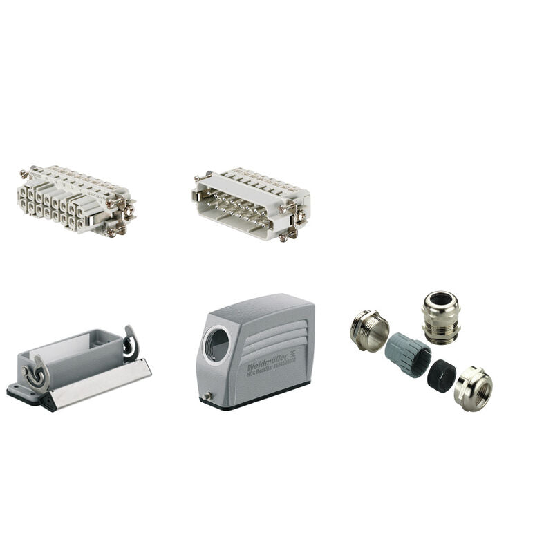 WEIDMULLER TOMACORRIENTE 16 POLOS HDC-KIT-HA 16.120