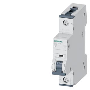 SIEMENS INT TERMOMAG P/RIEL 1P 6A C 10KA 440VAC 72VDC