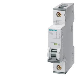 SIEMENS INT TERMOMAG P/RIEL 1P 6A C 15kA 440VAC 72VDC