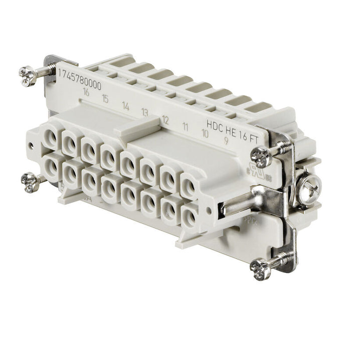 WEIDMULLER CONECTOR HEMBRA DE 16 POLOS HDC HE 16 FT