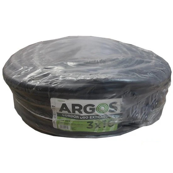 CABLE USO RUDO ARGOS 3X10 AWG NEGRO