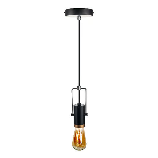 TECNOLITE INTERIOR SOCKET SUSPENDIDO NEGRO 100-240V E27