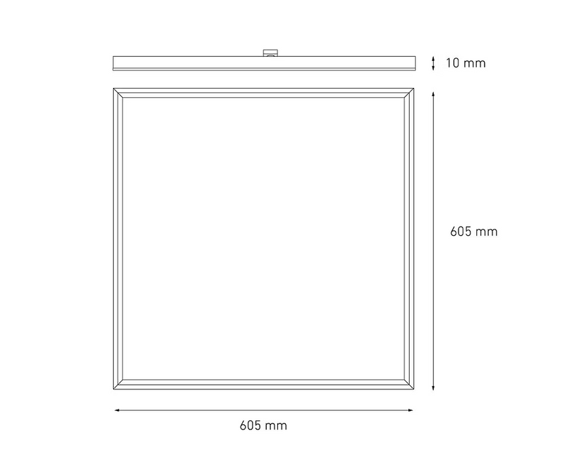 MAGG PANEL (60X60) STD 40W 100-305V 60K BC