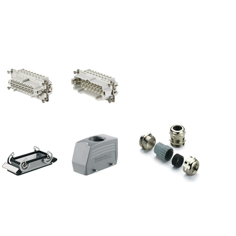 WEIDMULLER TOMACORRIENTE 16 P. 500V 16A HDC-KIT-HE 16.121 M