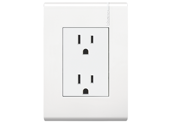 MODUS PRO CONTACTO DUPLEX S/PROT INF C/PLACA BCO