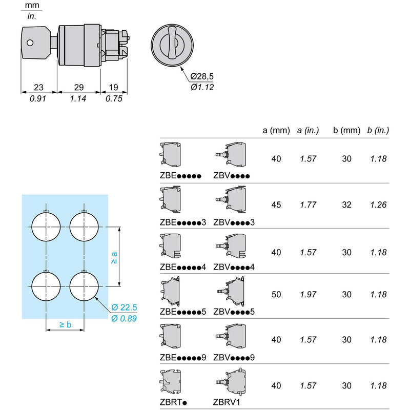 TELEMEC SELECTOR LLAVE 3 POS FIJAS RETIRO LLAVE 3