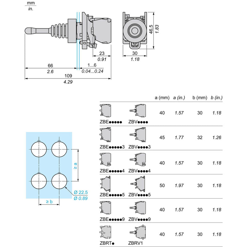 TELEMEC SELECTOR 2 POSICIONES 1NA POS FIJA