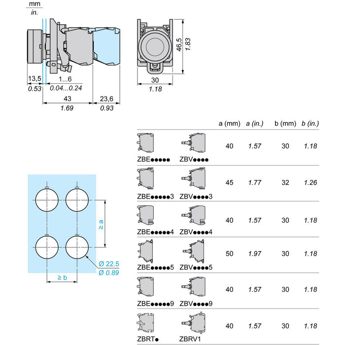 US-PULSADOR ILUMINADO BLANCO 24VDC