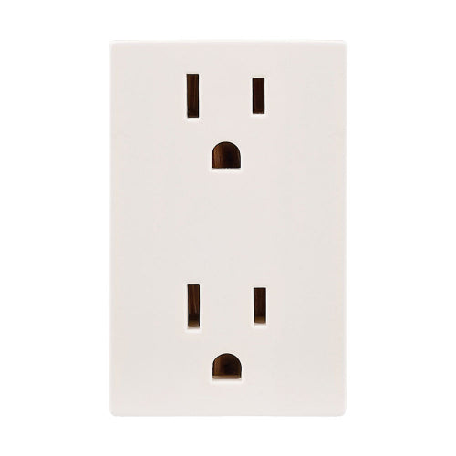 LIFE CONTACTO DUPLEX 2P+T 3 MODULOS MARFIL