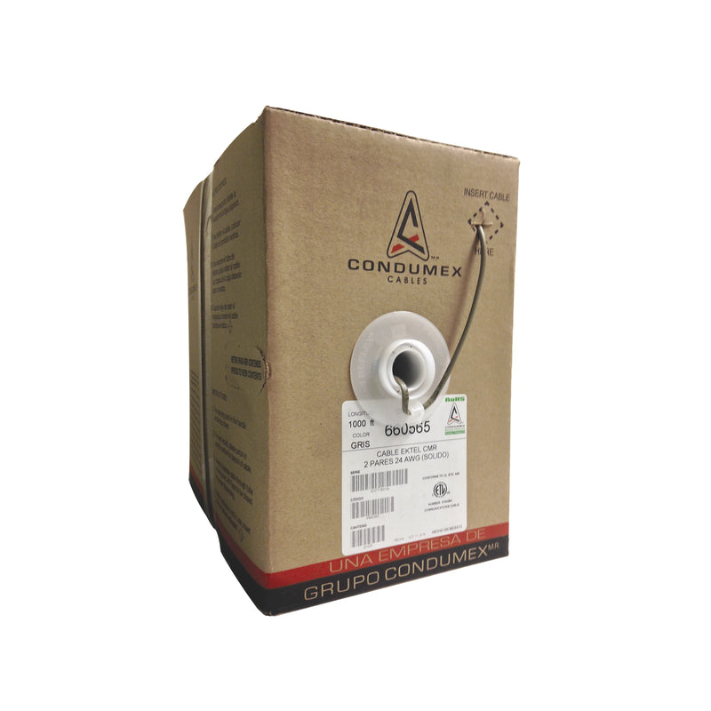 CABLE TELEFONICO EK-TEL 02X2/24 CARRETE 305 MTS 660565