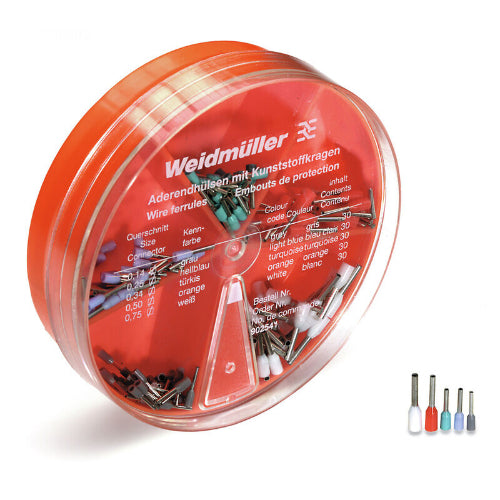 WEIDMULLER CAJA P/PUNTAS TERMINALES H-BOX 0.14-0.75QMM