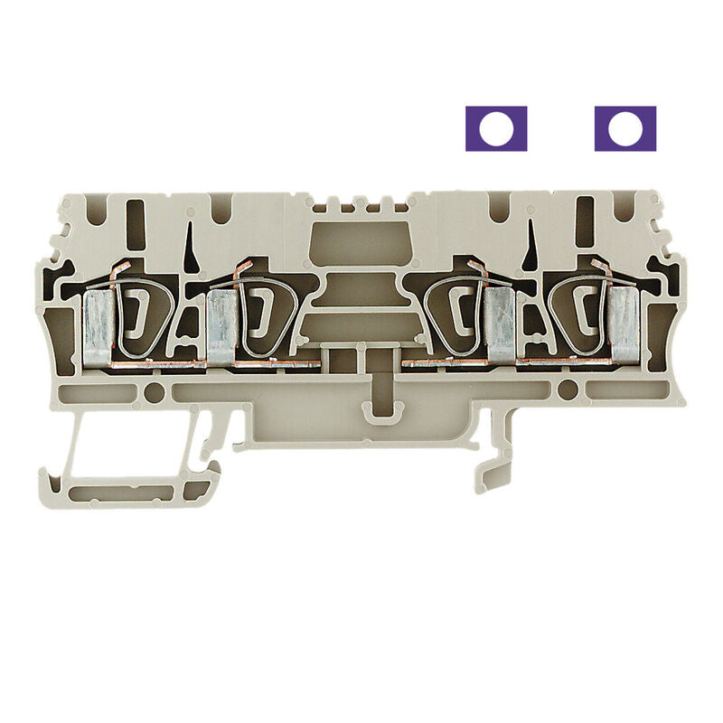 WEIDMULLER CLEMA DE PASO ZDU 2.5/2X2AN