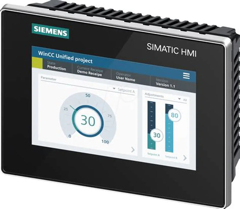 SIEMENS SIMATIC MTP700 UNIFIED COMFORT 7" PROFINET