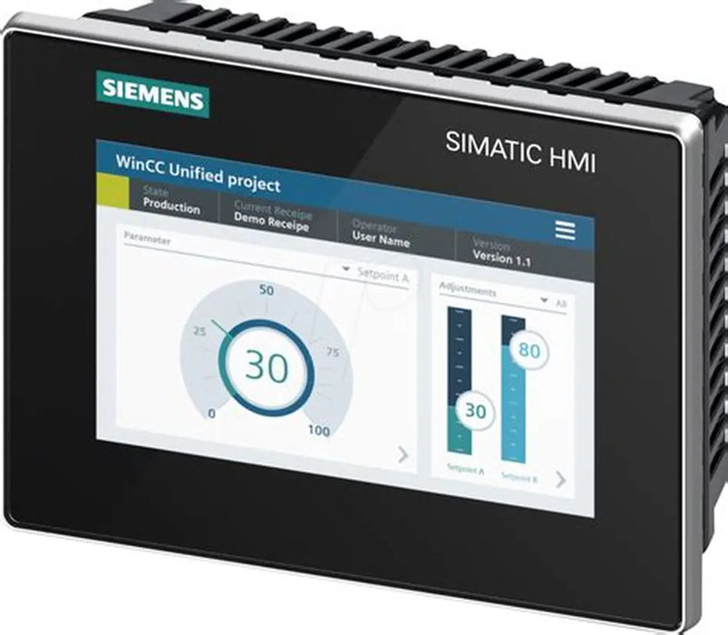 SIEMENS SIMATIC MTP700 UNIFIED COMFORT 7" PROFINET