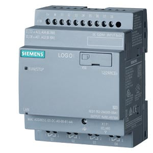 SIEMENS LOGO 12/24RCEO 8ED 4SD 12/24VDC RLY S/DISPLAY