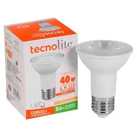 TECNOLITE REFLECTOR PAR20 6W 240V 3000K E27