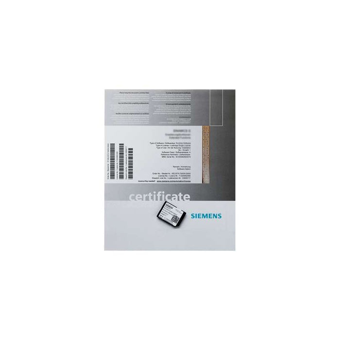 SIEMENS **REPUESTO** SINAMICS LICENCIA (PAPEL) SEGURIDAD FUNCIONE