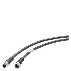 SIEMENS CABLE M12-180 PARA ALIMENTACION MACHO-HEMBRA COD L 4P 10M