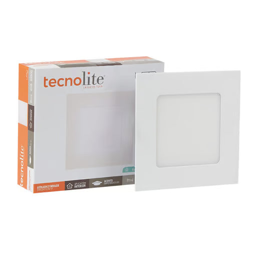 TECNOLITE EMPOTRADO TECHO LED 6W 6500K